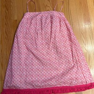 Clearance. Must go  Vineyard vines Pink Patterned Dress/Beach Cover Up- like new